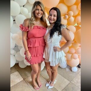 Brand: SELFIE LESLIE, Medium, White mini dress